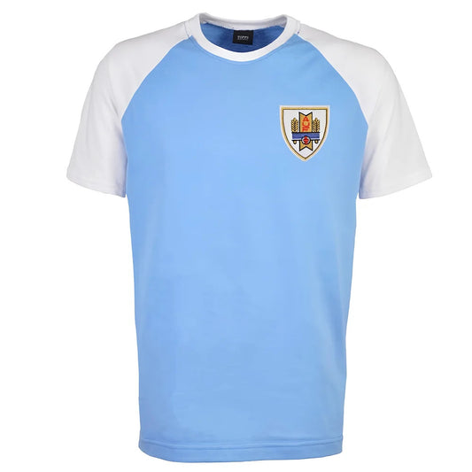 Uruguay Raglan Sleeve Sky/White T-Shirt_0