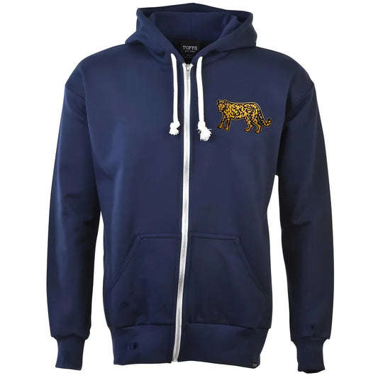 Argentina 1991 Vintage Rugby Zipped Hoodie - Navy_0