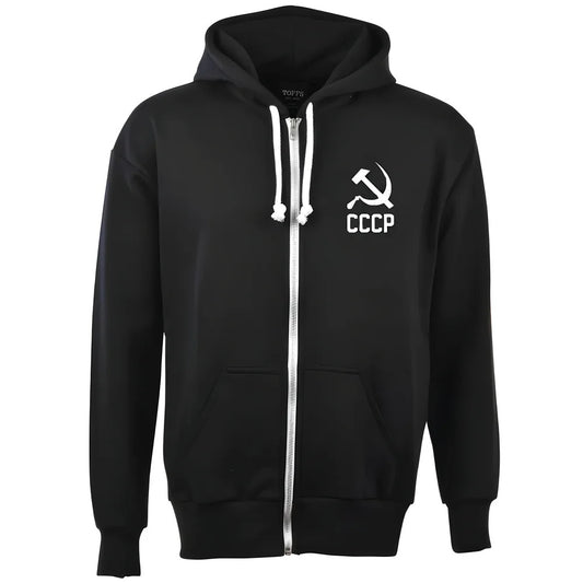 Soviet Union (CCCP) Zipped Hoodie - Black_0