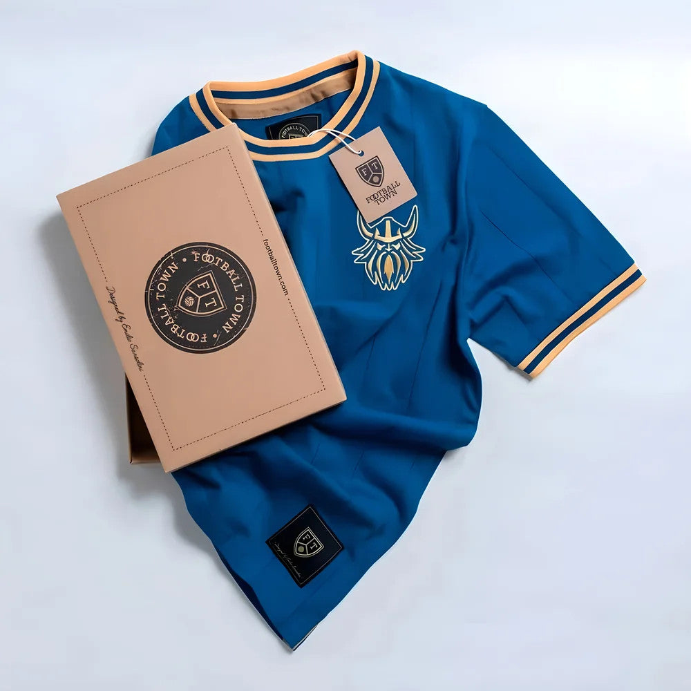 Vintage Sweden Blågult Away  Soccer Jersey_3