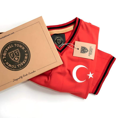 Vintage Turkey Home Ay-Yildizililar Soccer Jersey_4