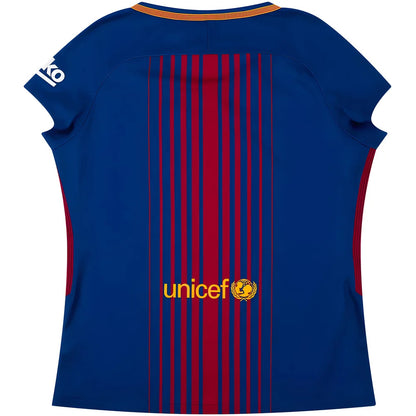 Barcelona 2017-18 Home Shirt (Womens) (M) (Mint)_1