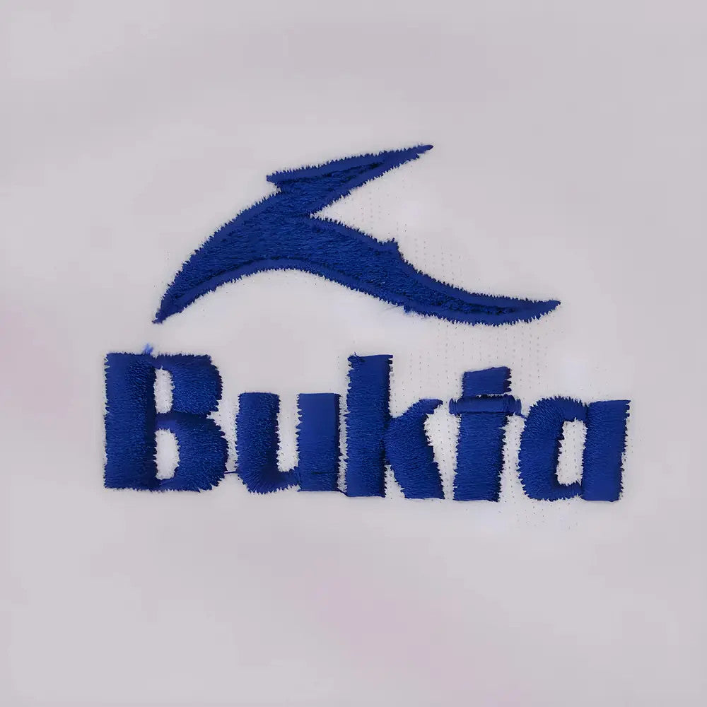 BUKTA Heritage Track Top White with Royal Panels/Cuffs/W'Ba_1