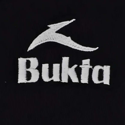 BUKTA Polo Black with White Cuffs_1