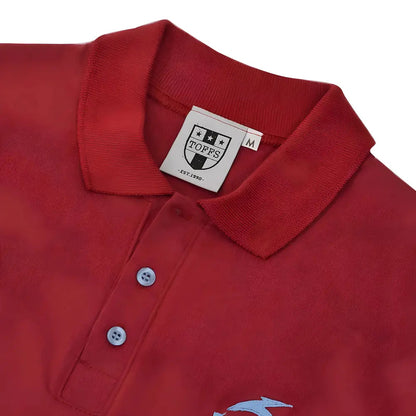 BUKTA Heritage Polo Claret with Sky Cuffs_2