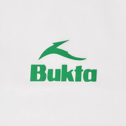 BUKTA Ringer T-Shirt - White/Green £25.00_1
