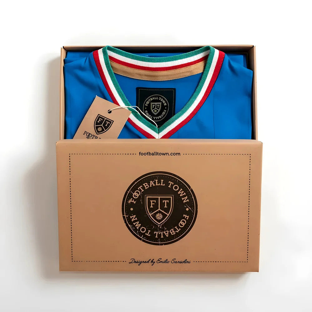 Vintage Italy Gli Azzurri Soccer Jersey_4