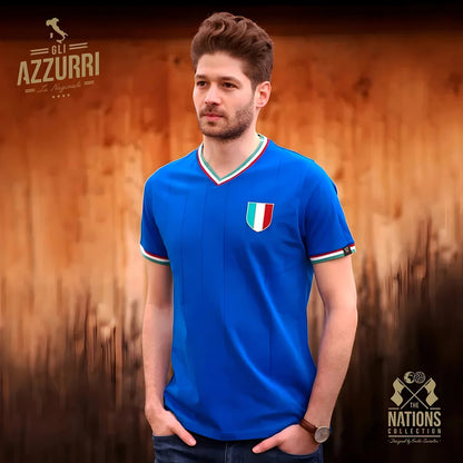 Vintage Italy Gli Azzurri Soccer Jersey_2