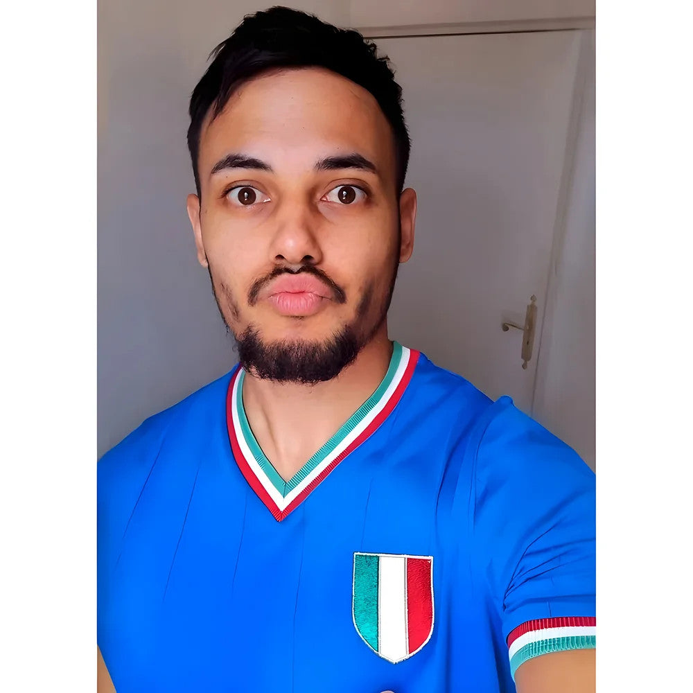 Vintage Italy Gli Azzurri Soccer Jersey_1