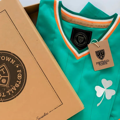 Vintage Ireland Green Army Soccer Jersey_4