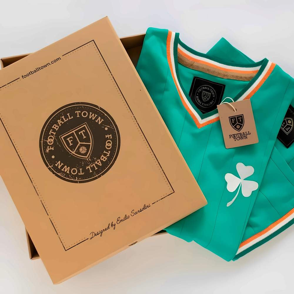 Vintage Ireland Green Army Soccer Jersey_3