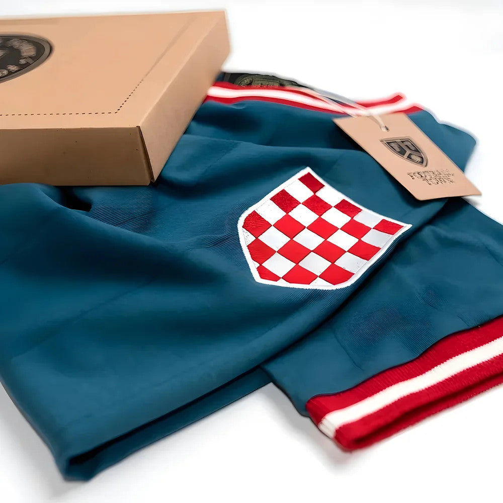 Vintage Croatia Kockasti Soccer Jersey_3