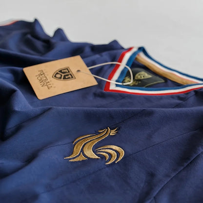 Vintage France Les Bleus Soccer Jersey_5