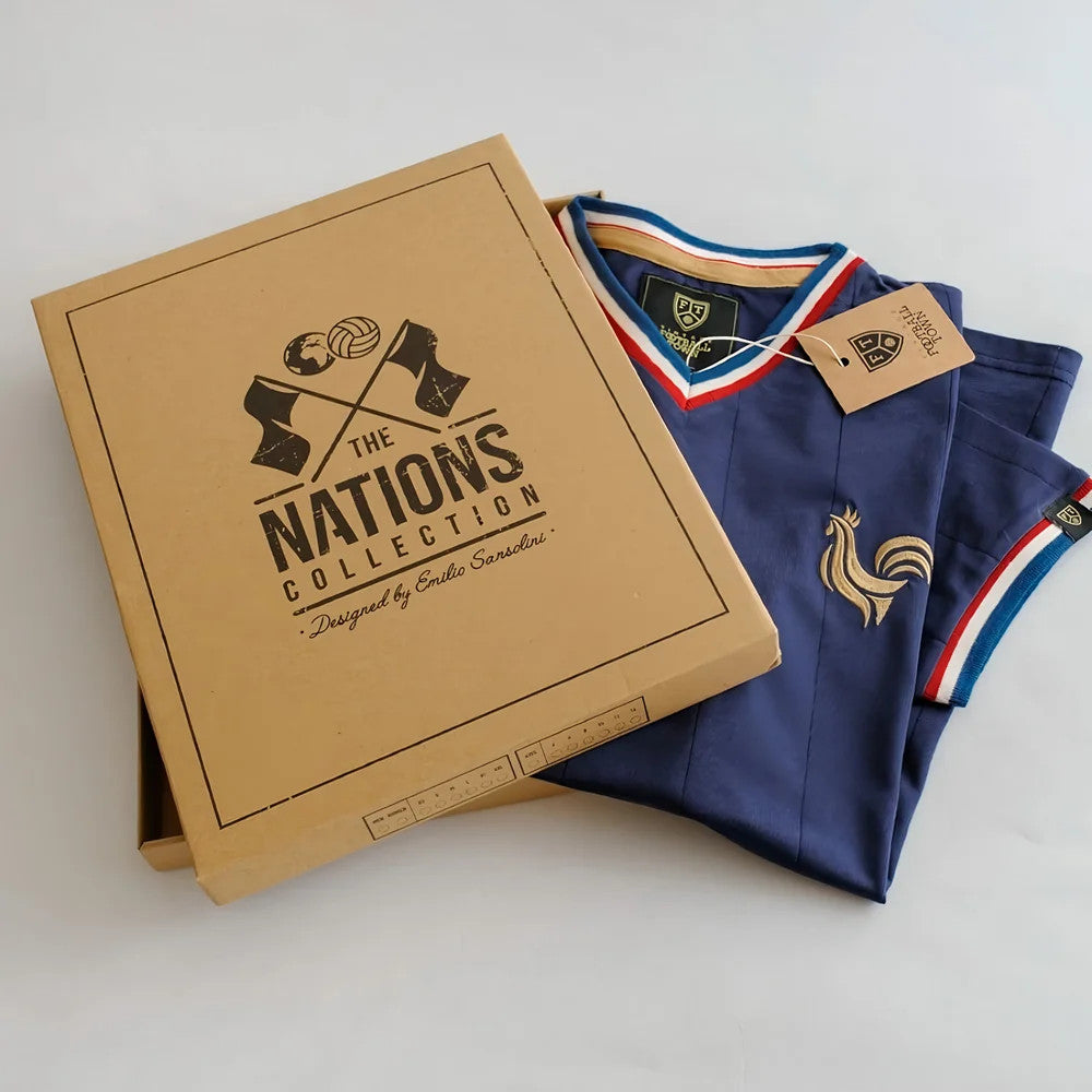 Vintage France Les Bleus Soccer Jersey_2