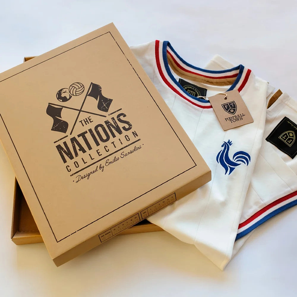 Vintage France Les Bleus Away Soccer Jersey_1