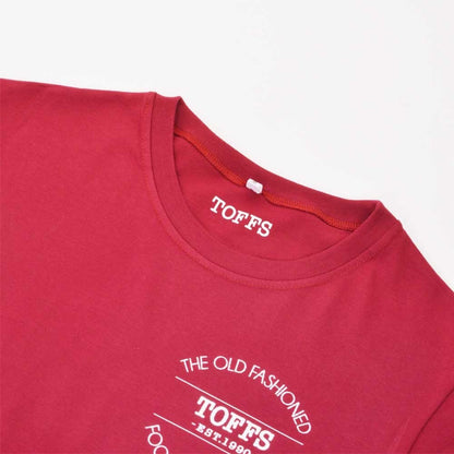 TOFFS: The Old Fashioned Football Shirt Co - Maroon T-Shirt_2