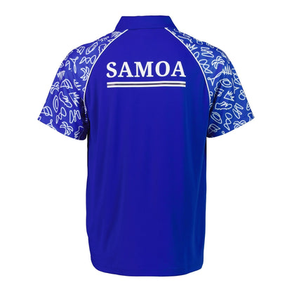 Rugby World Cup 2023 Samoa Polo - Royal Blue_1