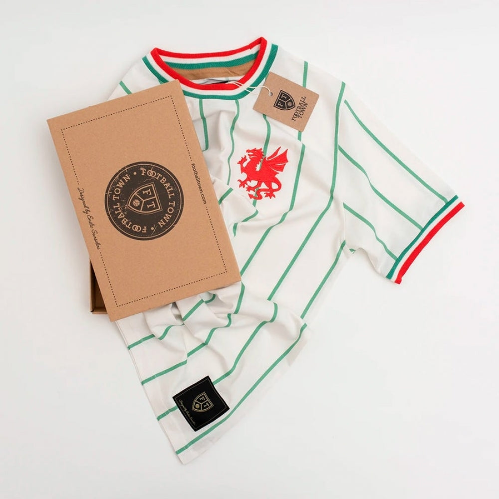 Vintage Wales The Dragon Away Soccer Jersey_4