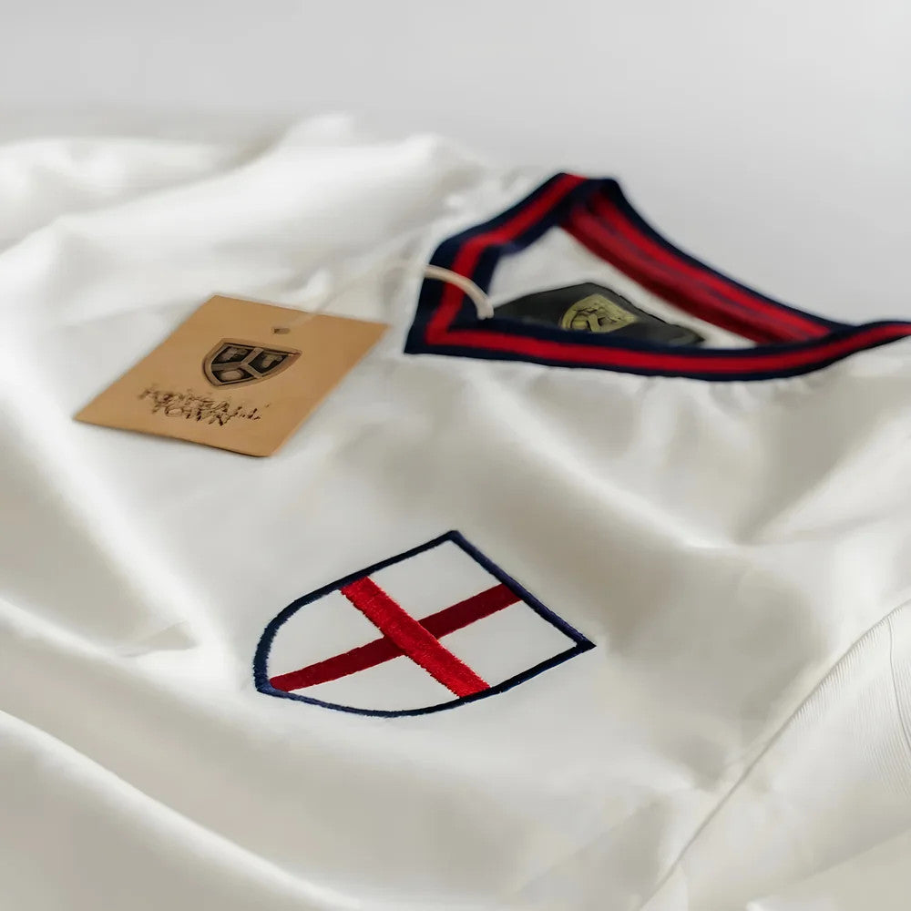 Vintage England The Lions Soccer Jersey_4