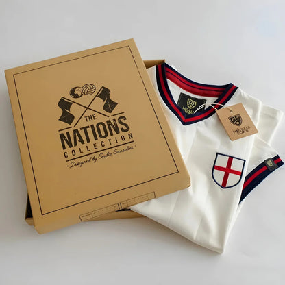 Vintage England The Lions Soccer Jersey_1