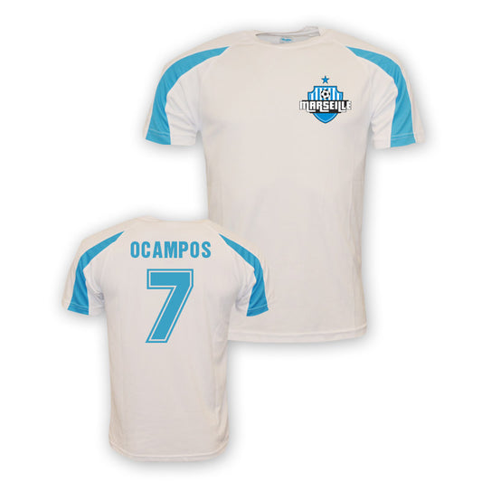 Lucas Ocampos Marseille Sports Training Jersey (white)_0