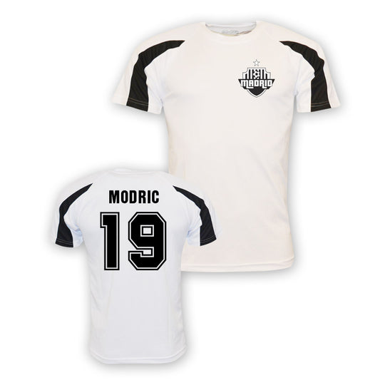 Luka Modric Real Madrid Sports Training Jersey (white)_0