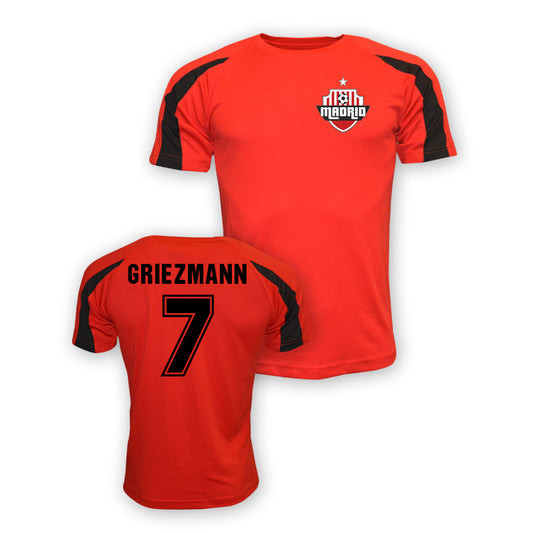 Antoine Griezmann Atletico Madrid Sports Training Jersey (red) - Kids_0