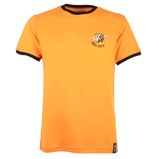 Kids Hull City T-Shirt - Amber/Black Ringer_0